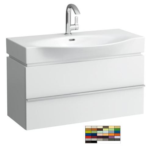 Koupelnová skříňka pod umyvadlo Laufen Case 89,3x37,5x46,2 cm multicolor H4012520759991
