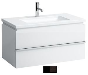 Koupelnová skříňka pod umyvadlo Laufen Case 89,5x47,5x45,5 cm antracitový dub H4012620755481