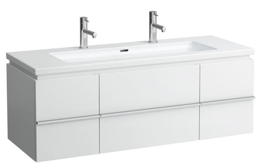 Koupelnová skříňka pod umyvadlo Laufen Case 130x47,6x45,5 cm bílá H4013120754631