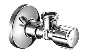 Rohový regulační ventil DIN. Rohové ventily od společnosti Schell již léta poskytují kvalitní a bezpečnou službu při manipulaci s vodou v koupelnách i kuchyních. 