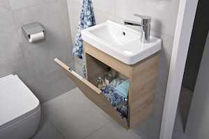 Koupelnová skříňka pod umyvadlo Jika Cubito 45x24,1x48 cm dub H40J4201005191