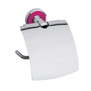 Držák toaletního papíru Bemeta Trend-I chrom, růžová 104112018F
