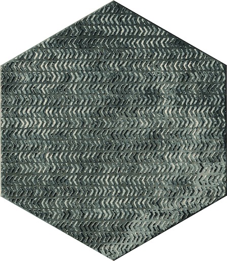 Dekor Cir Miami grey hexagon florida 24x27,7 cm mat 1064137