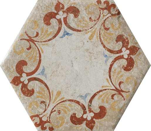 Dlažba Cir Cotto del Campiano terre emiliane mix dekor 15,8x18,3 cm mat 1081302