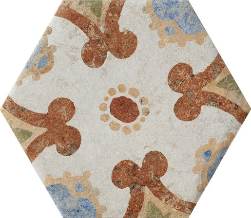 Dlažba Cir Cotto del Campiano terre emiliane mix dekor 15,8x18,3 cm mat 1081302