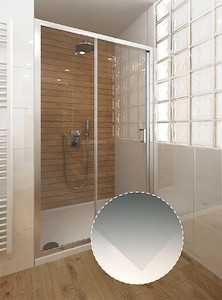 Sprchové dveře 110x201,7 cm levá Roth Elegant Line chrom lesklý 132-110000L-00-02