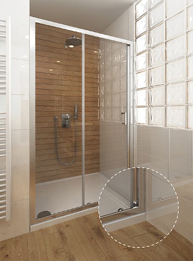 Sprchové dveře 110 cm Roth Elegant Line 134-110000P-00-02