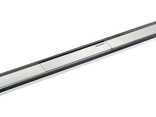 Geberit CleanLine20 sprchový kanálek 130 cm, rám nerez ocel s povlakem černá, plocha nerez ocel kartáčovaná 154.451.00.1