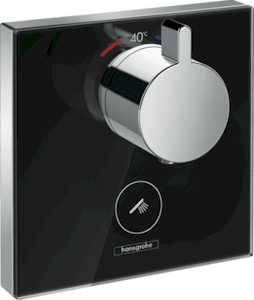 Sprchová baterie Hansgrohe Showerselect Glass bez podomítkového tělesa černá/chrom 15735600