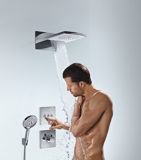 Ventil pod omítku pro 3 spotřebiče Hansgrohe Shower Select  chrom 15764000