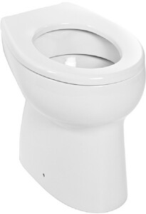 Stojící WC s plochým splachováním určené pro naše nejmenší. Zadní odpad. WC sedátko není součástí výrobku.