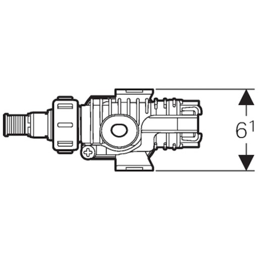 Napouštěcí ventil Geberit Unifil pro splachovací nádržky pod omítku 240.715.00.1