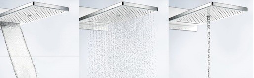 Hlavová sprcha Hansgrohe Rainmaker Select bez podomítkového tělesa bílá/chrom 24001400