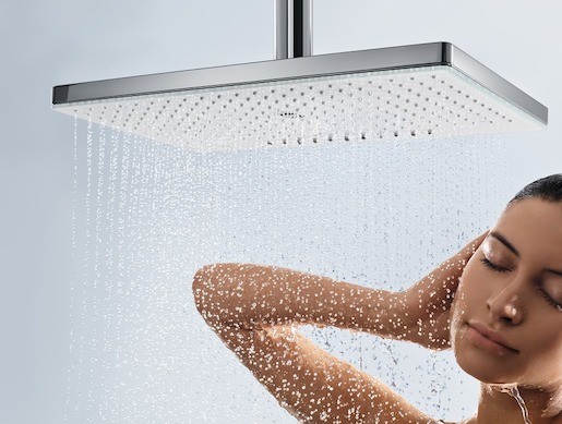 Hlavová sprcha Hansgrohe Rainmaker Select bez podomítkového tělesa bílá/chrom 24002400