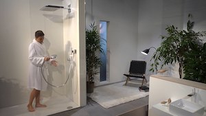 Hlavová sprcha Hansgrohe Rainmaker Select bez podomítkového tělesa bílá/chrom 24005400