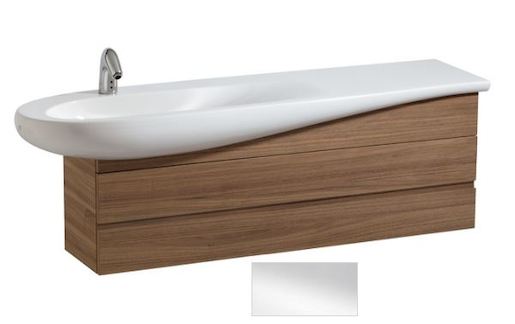 Koupelnová skříňka pod umyvadlo Laufen Alessi One 135x135x44 cm bílá lesk H4243600976311