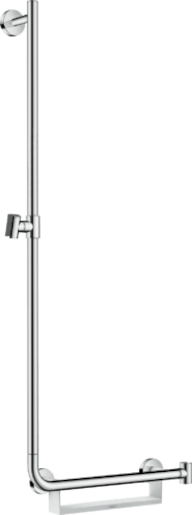Sprchová tyč Hansgrohe Unica s mýdlenkou bílá/chrom 26403400