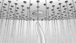 Hlavová sprcha Hansgrohe Raindance Select včetně sprchového ramena chrom 26466000