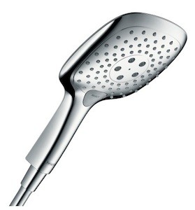 Ruční sprcha se 3 funkcemi s průměrem 150 mm. Průtok 9 litrů/minutu.