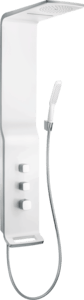 Sprchový panel Hansgrohe Lift na stěnu bílá/chrom 27003400