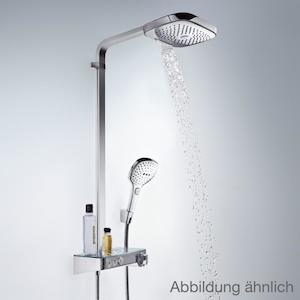 Sprchový systém Hansgrohe Raindance Select E na stěnu s termostatickou baterií bílá/chrom 27127400