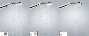 Sprchový systém Hansgrohe Raindance Select S na stěnu s termostatickou baterií chrom 27129000