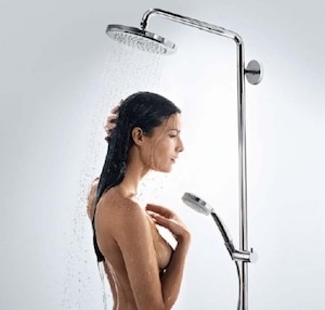Sprchový systém Hansgrohe Croma na stěnu bez baterie chrom 27224000