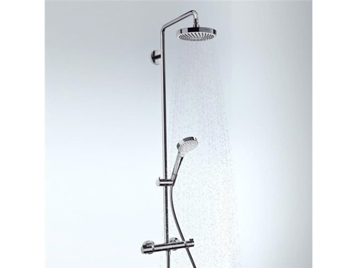 Sprchový systém Hansgrohe Croma Select S na stěnu s termostatickou baterií bílá/chrom 27253400