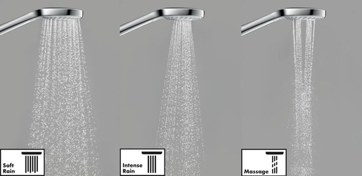 Sprchový systém Hansgrohe Croma Select E na stěnu s termostatickou baterií bílá/chrom 27256400