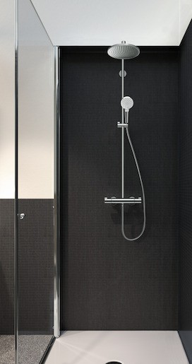 Sprchový systém Hansgrohe Crometta S na stěnu s termostatickou baterií chrom 27267000