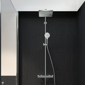 Sprchový systém Hansgrohe Crometta E na stěnu s termostatickou baterií chrom 27281000