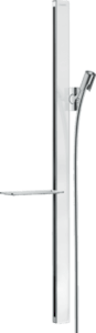 Sprchová tyč Hansgrohe Unica se sprchovou hadicí bílá/chrom 27640400
