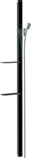 Sprchová tyč Hansgrohe Unica se sprchovou hadicí černá/chrom 27645600