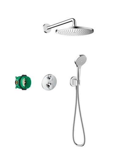 Sprchový systém Hansgrohe Croma pod omítku s termostatickou baterií chrom 27954000