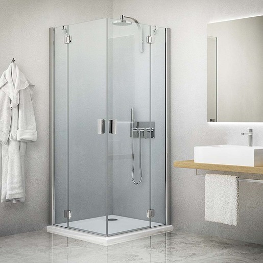 Sprchové dveře 100x201 cm Roth Hitech Line chrom lesklý 284-1000000-06-02