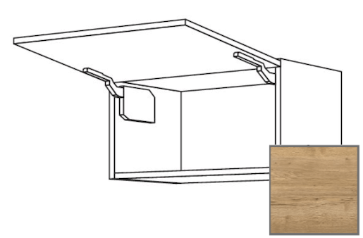 Kuchyňská skříňka horní Naturel Sente24 výklopná 45 cm dub sierra 405.WK4536