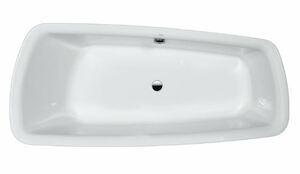 Asymetrická vana z akrylátu. Objem vany je 170 litrů. Balení včetně vanových nožiček.