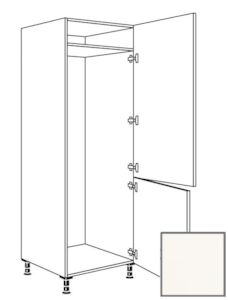 Kuchyňská skříňka vysoká Naturel Erika24 pro lednici 60x214,7x56 cm bílá lesk 450.GD1781.R
