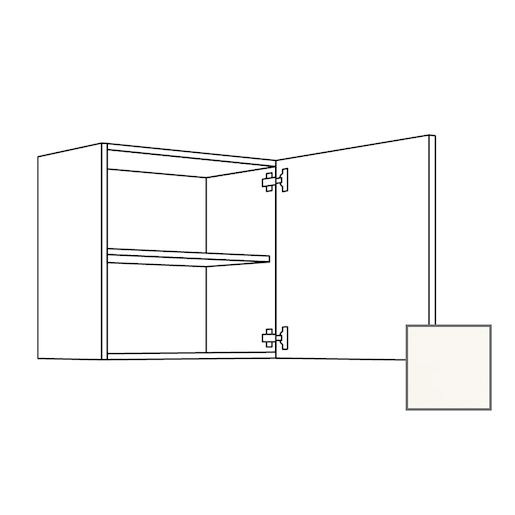Kuchyňská skříňka s dvířky horní Naturel Erika24 45x65x32 cm bílá lesk 450.W4501.R