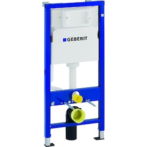 Geberit Duofix - Montážní prvek pro závěsné WC, 112 cm, splachovací nádržka pod omítku Delta 12 cm 458.103.00.1
