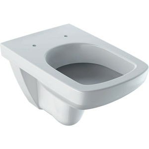 Závěsné WC se zadním odpadem s hlubokým splachováním. Objem splachování 3/6 litru.