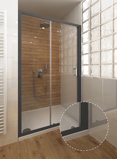 Sprchové dveře 100 cm Roth Exclusive Line 560-100000P-05-02