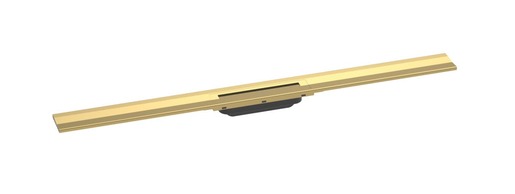 Sprchový žlab Hansgrohe RainDrain Flex 100 cm nerez leštěný vzhled zlata 56053990