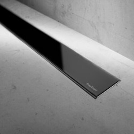 Rošt Tecedrainline 95 cm sklo černá lesk 601092