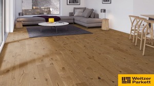 Dřevěná lakovaná podlaha Weitzer Parkett Oak Mandel 11mm 62617