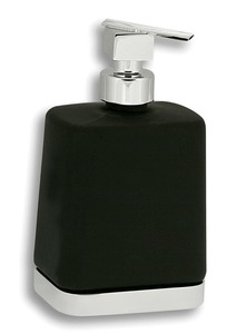 Dávkovač mýdla Novaservis Metalia 4 černá/chrom 6450.5