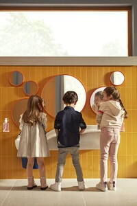 Zrcadlo VitrA Sento Kids 40x40 cm oranžová 65866