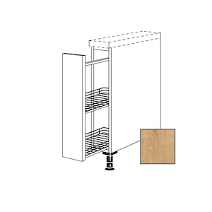 Kuchyňská skříňka s výsuvným systémem spodní Naturel Lusi24 15x72x56 cm dub 698.UA15