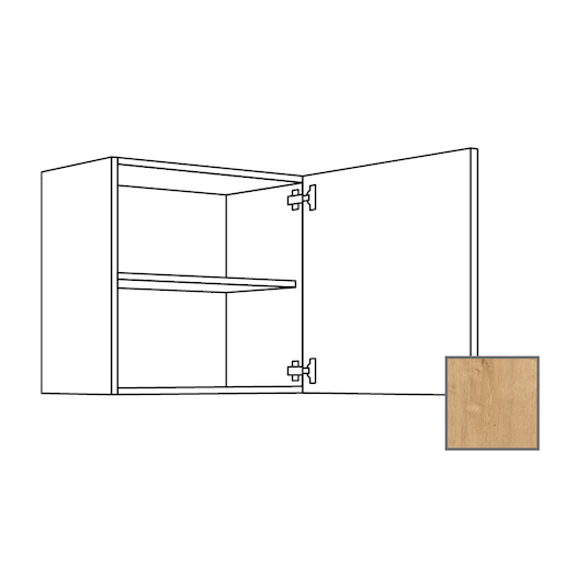 Kuchyňská skříňka s dvířky horní Naturel Lusi24 60x65x32 cm dub 698.W6001.R