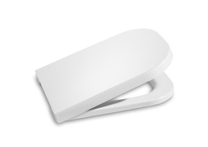 WC prkénko z duroplastu se softclose (pomalé sklápění) v bílé barvě a délkou sedátka 42,7 cm. Rozteč upevnění 22,5 cm.